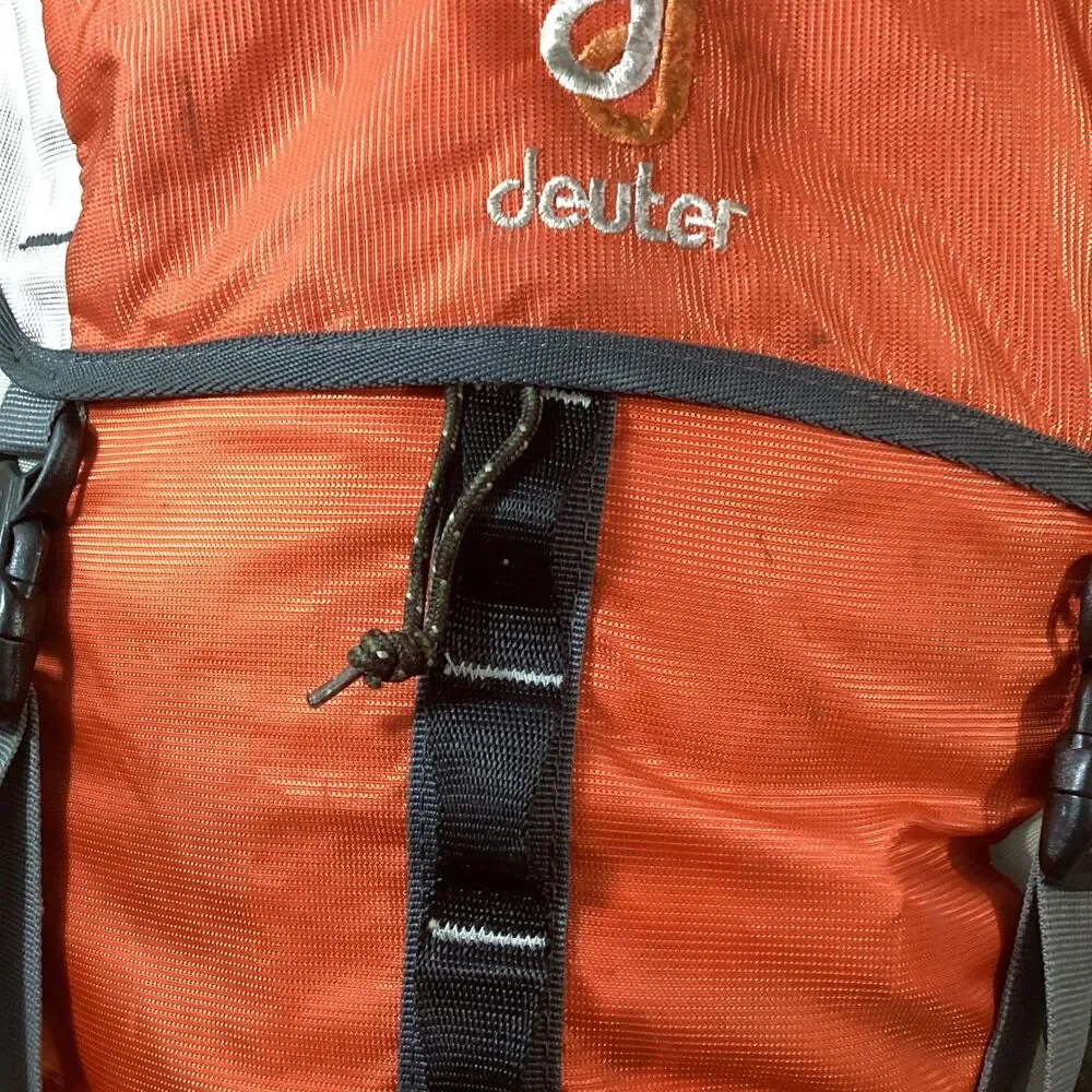 Deuter Aircontact Pro 75+15 Internal Frame Orange & Gray Hiking Camping Backpack